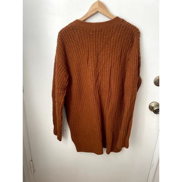 Anthropologie Ursa Oversized Rust Cardigan sz: XS - Picture 9 of 9